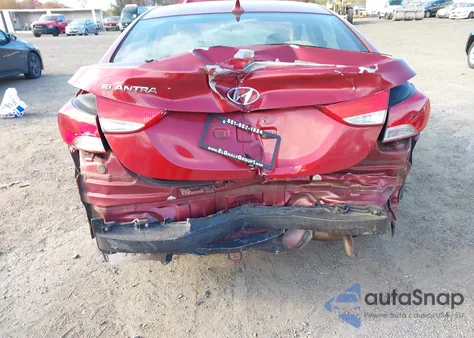 2013 Hyundai Elantra Gls from USA, damaged, VIN 5NPDH4AE0DH448324